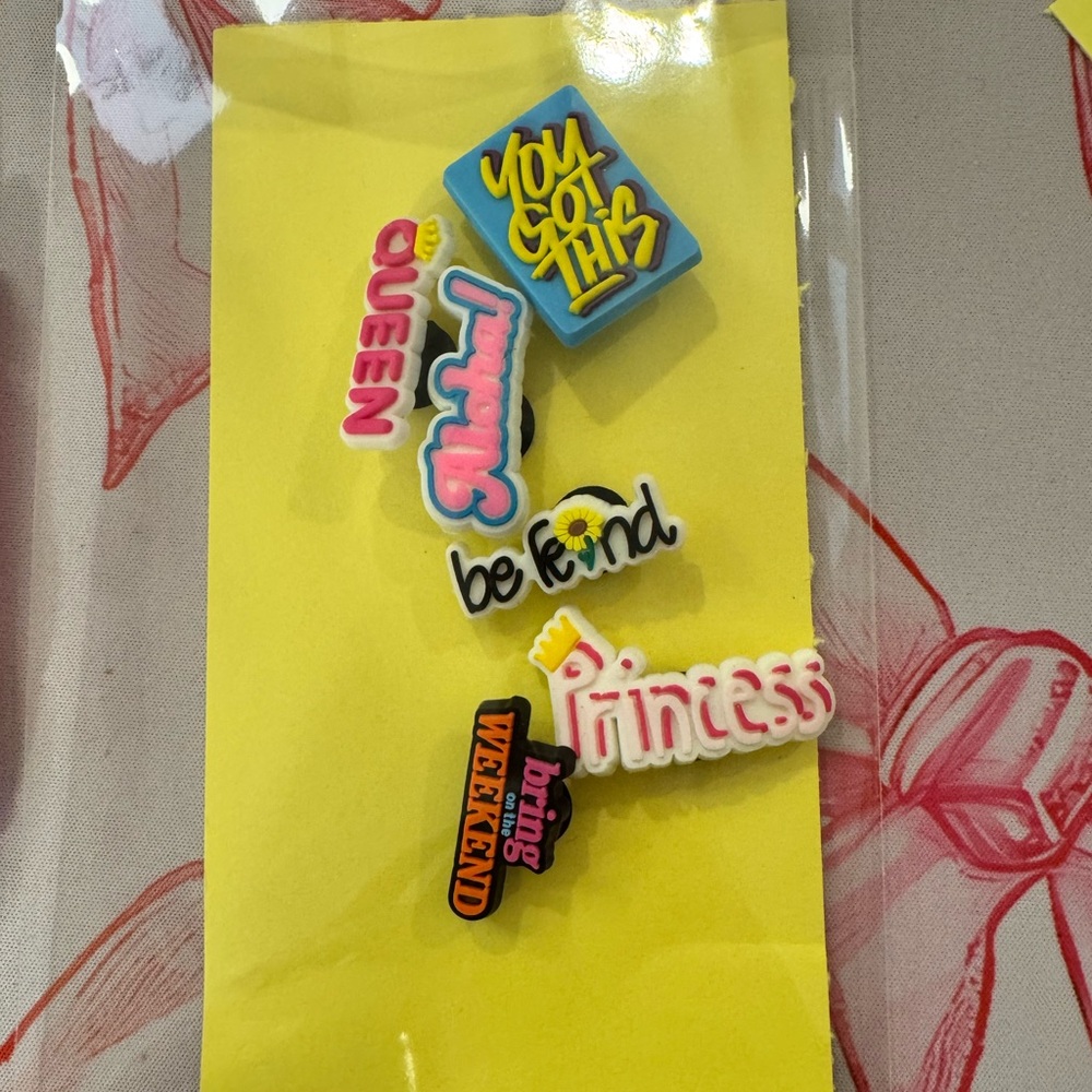 #2 ~ 7 charms for $9 ~ Colorful Shoe and Accessory Charms for Crocs and More